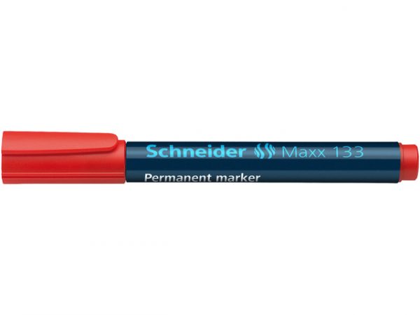 Schneider Maxx 133 permanent rood beitelpunt (10 stuks)