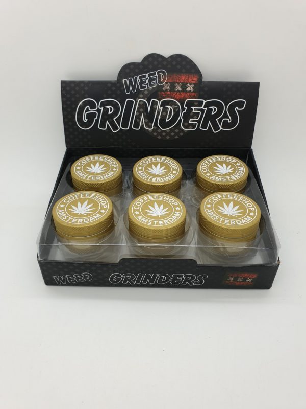 Grinder 3-part Goud (12st)