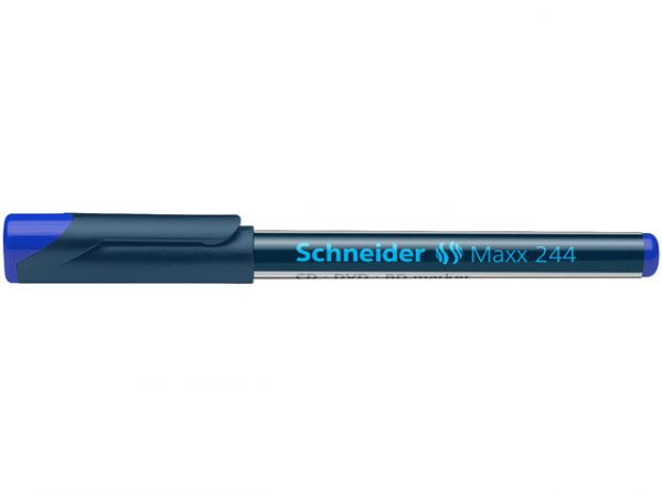 Schneider CD-DVD marker maxx 244 blauw (10st)