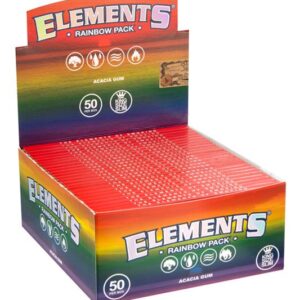 Elements Kingsize Slim Regenboog